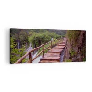 Lærredstryk - Billede på lærred - En utrolig skønhed - 120x50 cm