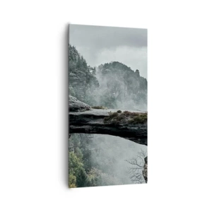 Lærredstryk - Billede på lærred - Eventyret er ved at begynde - 65x120 cm