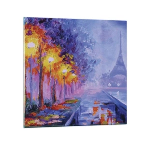 Billede på glas - En drømmevandring - 40x40 cm