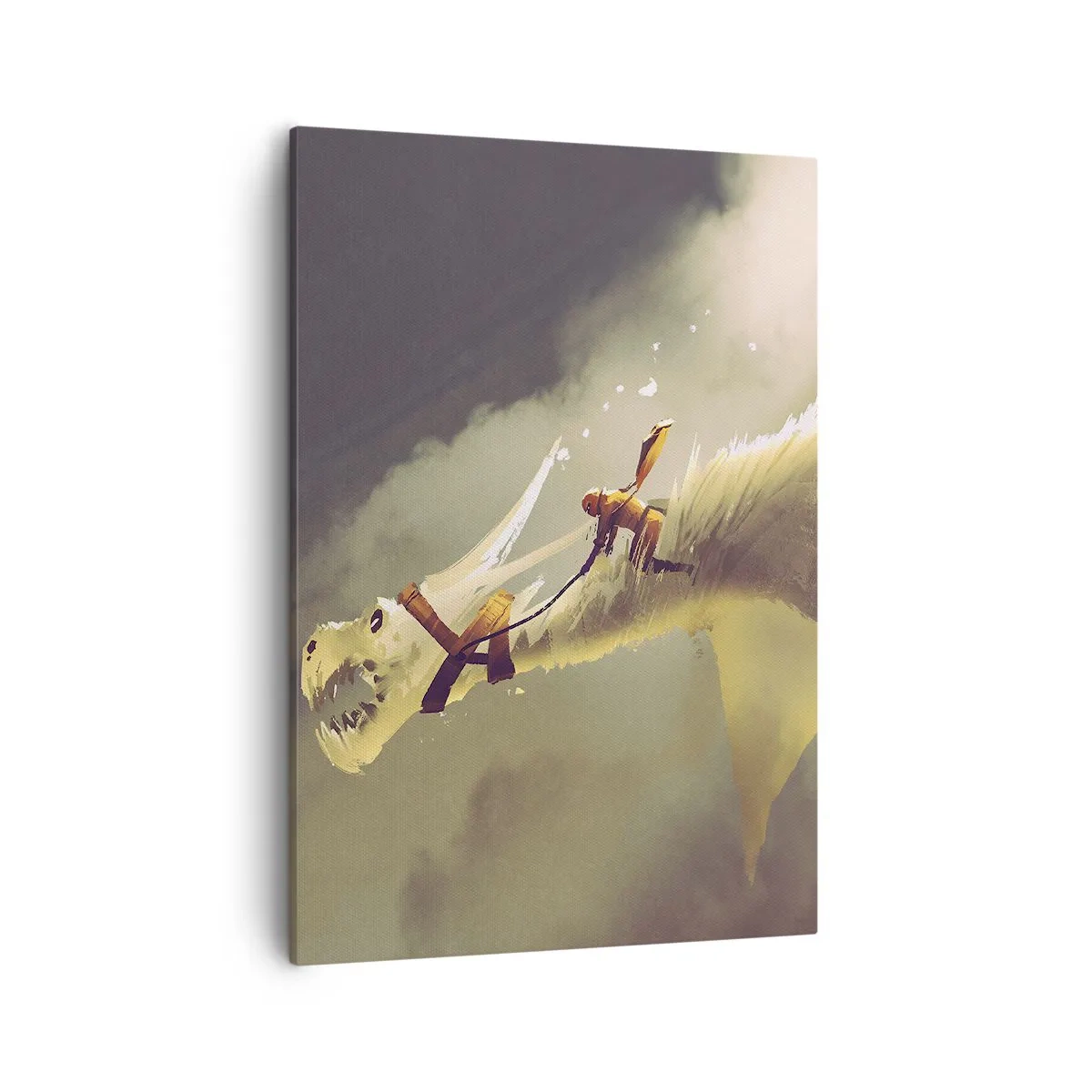 Lærredstryk - Billede på lærred - Verden til undsætning - 50x70 cm