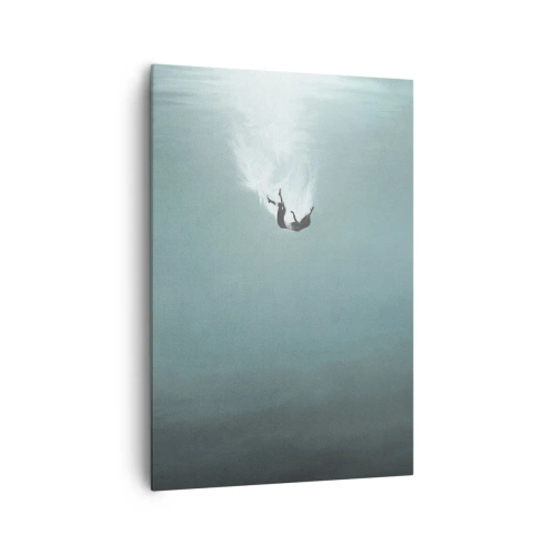 Lærredstryk - Billede på lærred - I havets favntag - 70x100 cm