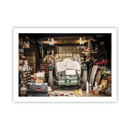 Plakat - Tilbage til fortiden - 70x50 cm