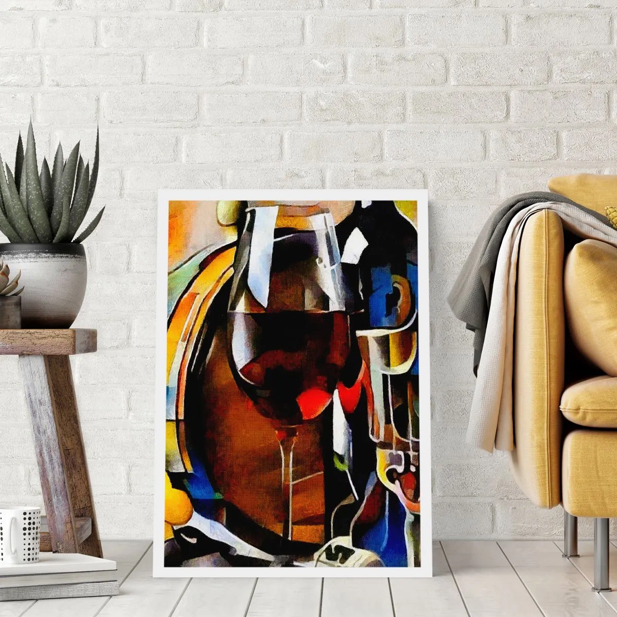 Plakat - Og verden bliver mere farverig - 30x40 cm