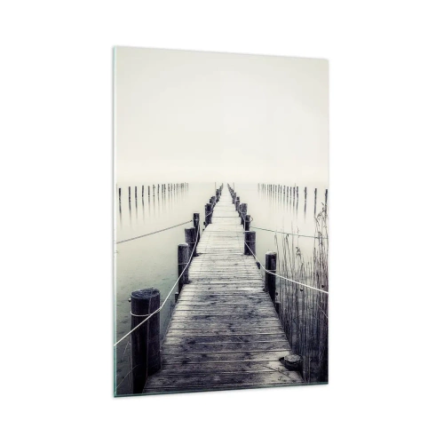 Billede på glas - Fordyb dig i fred - 70x100 cm
