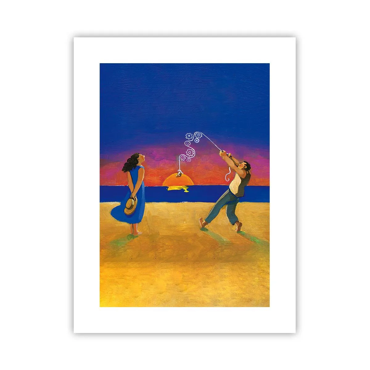 Plakat - Mere end en stjerne fra himlen - 30x40 cm