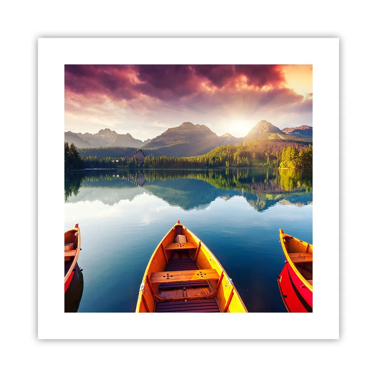 Plakat - Intet imod naturen - 40x40 cm