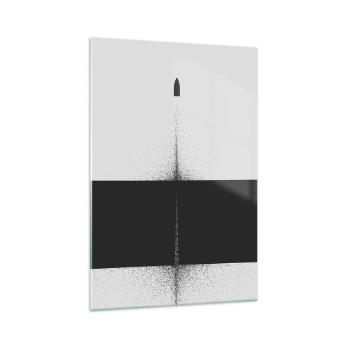 Billede på glas - Lige til sagen - 70x100 cm