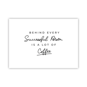 Plakat - Hemmeligheden bag succes - 70x50 cm