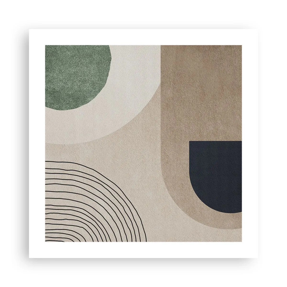 Plakat - Blidheden i en oval - 50x50 cm