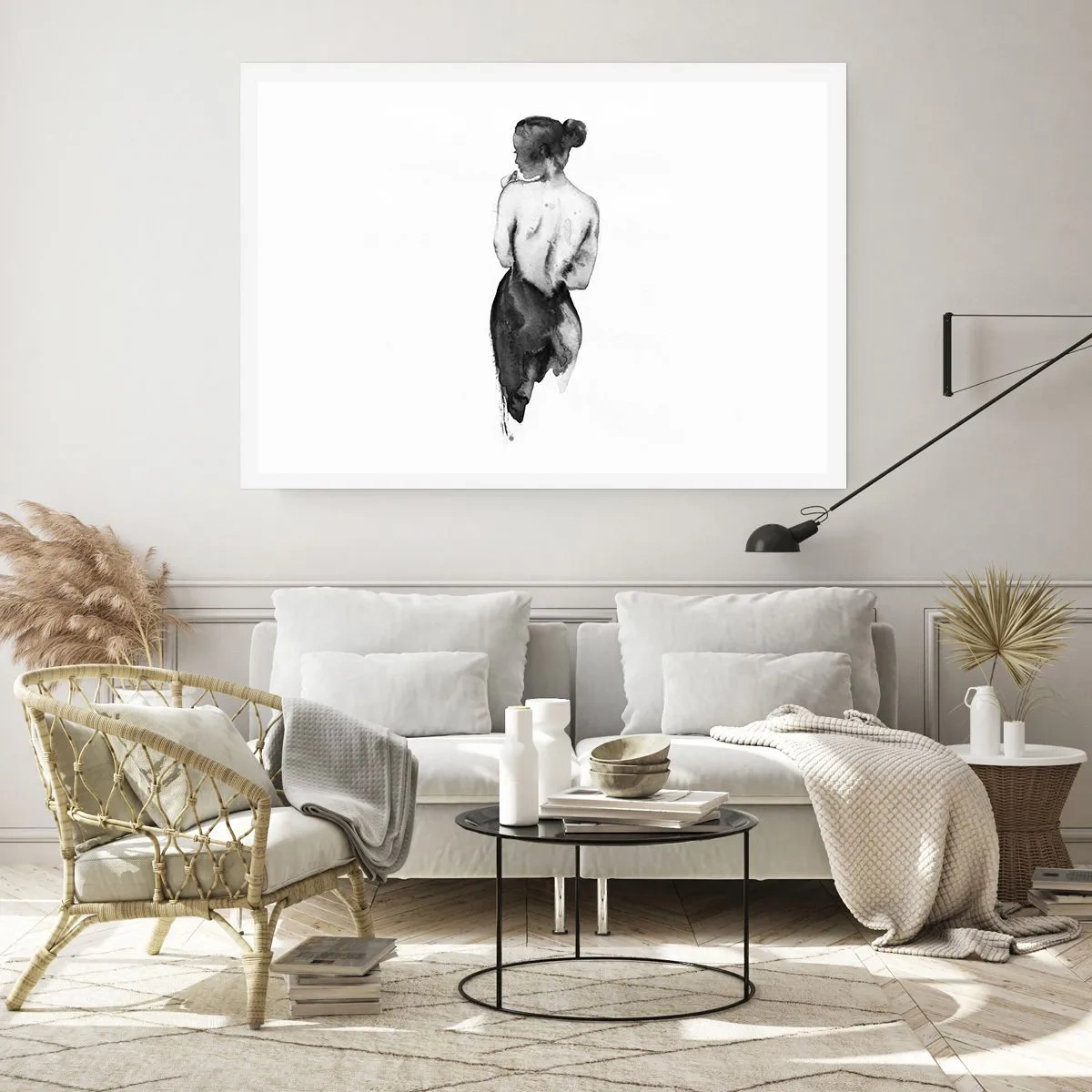 Plakat - Med hende forsvinder verden - 100x70 cm