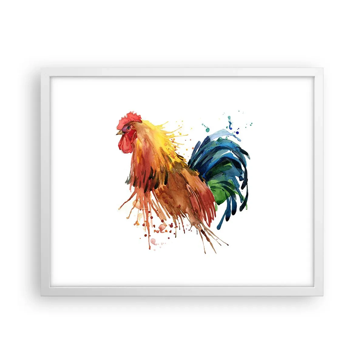Plakat i hvid ramme - Kongelig kappe, kongelig stolthed - 50x40 cm