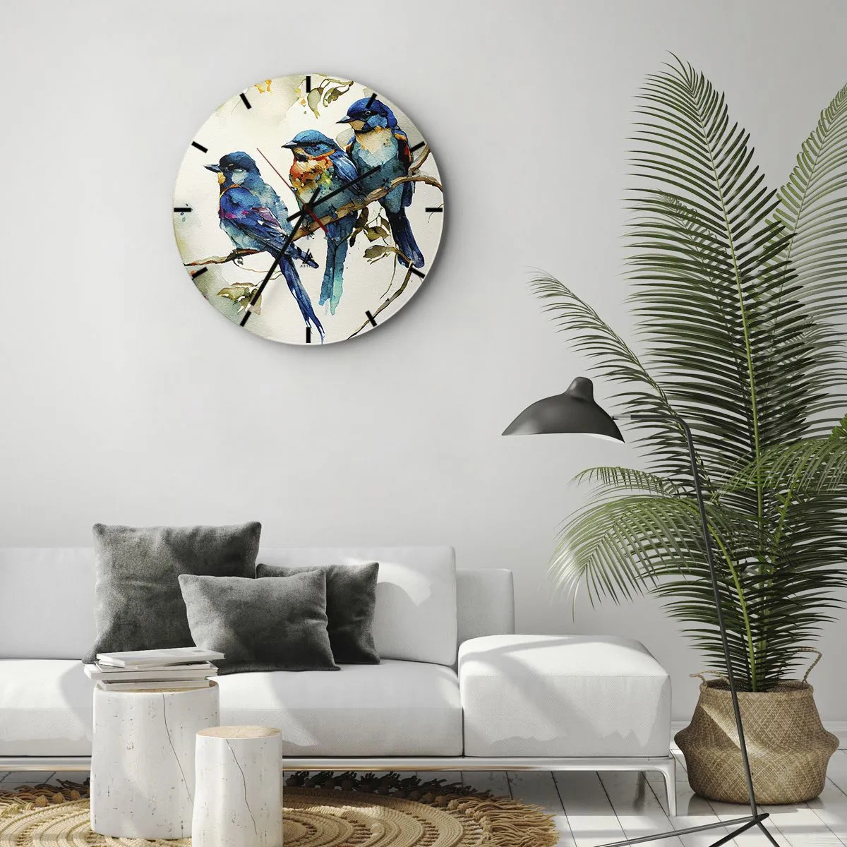 Vægur, Uret - Er han fornærmet? - 30x30 cm