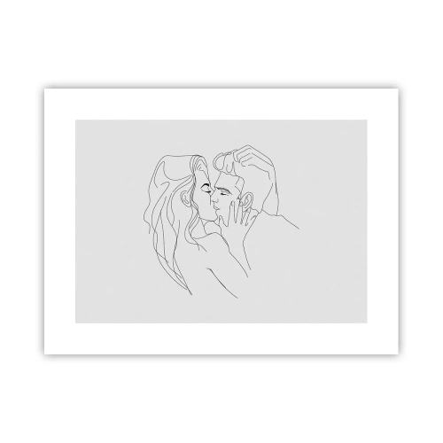 Plakat - I samme linje - 40x30 cm