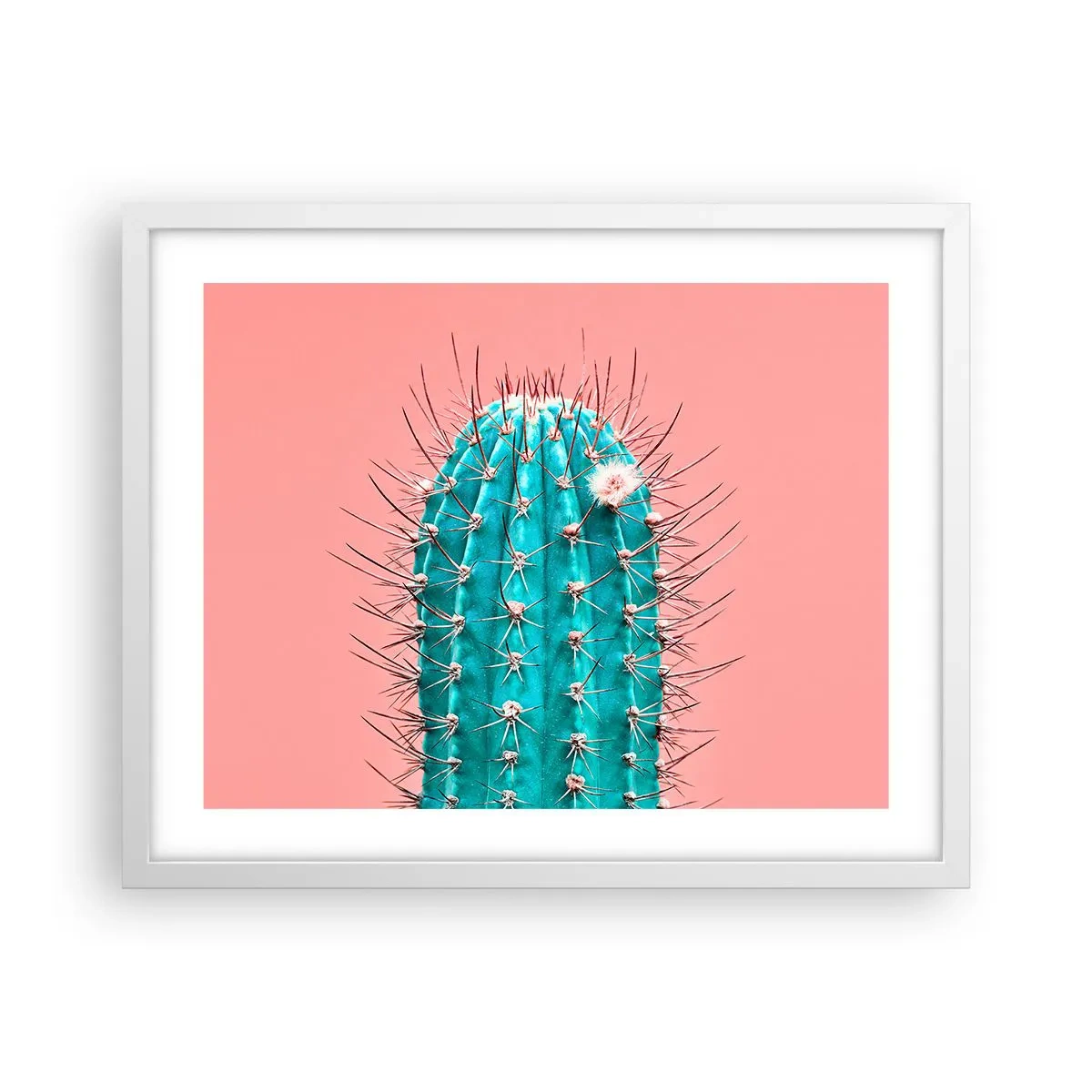 Plakat i hvid ramme - Bare se - 50x40 cm