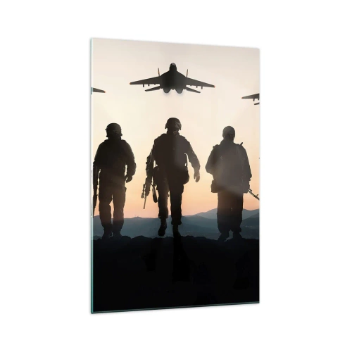 Billede på glas - Velkommen til vores verden - 70x100 cm