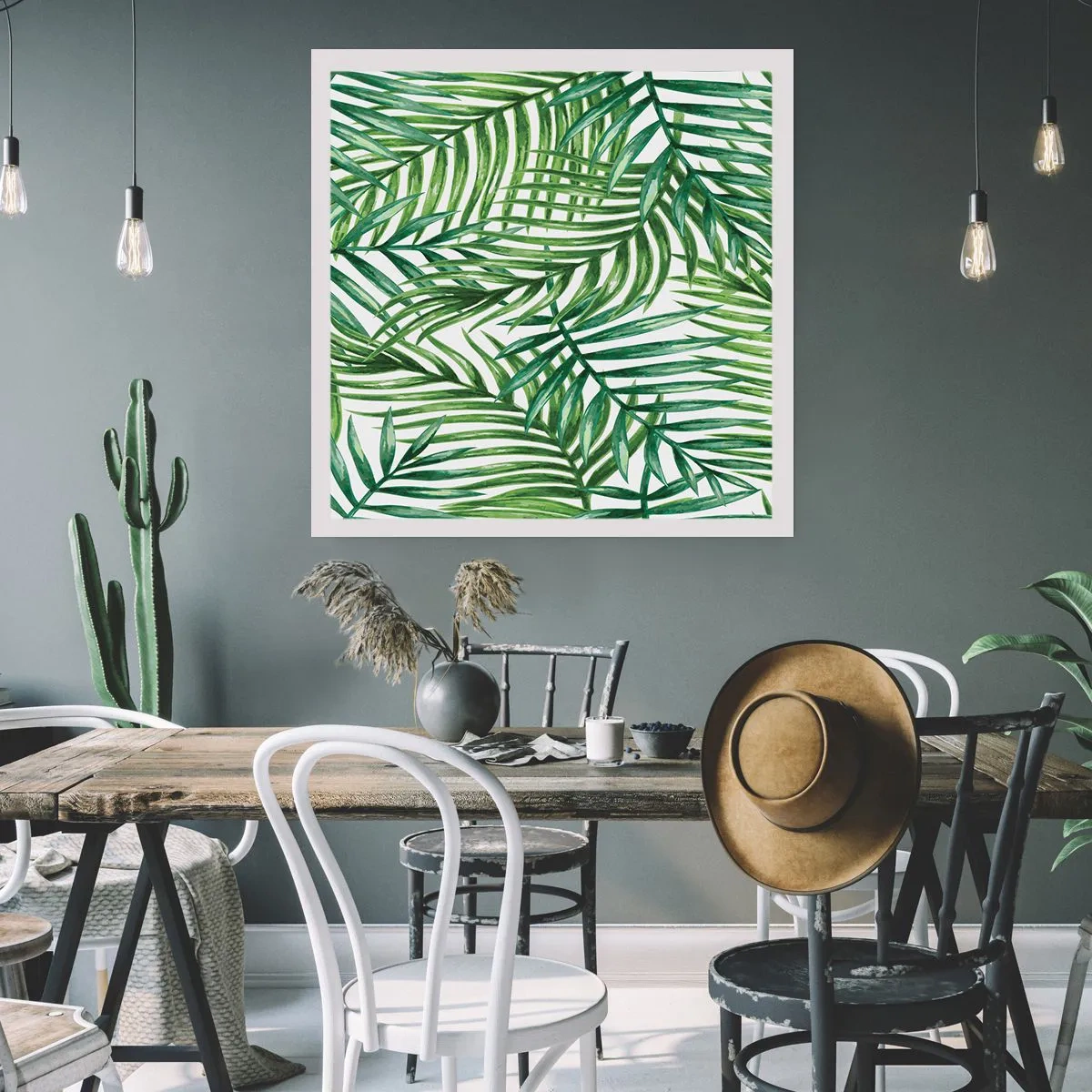Plakat - Under det grønne baldakin - 60x60 cm