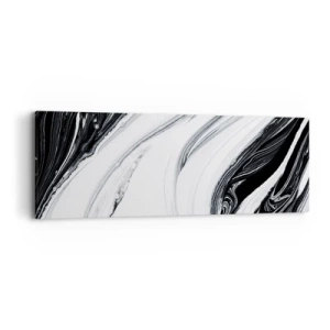 Lærredstryk - Billede på lærred - Kombination af modsætninger - 90x30 cm