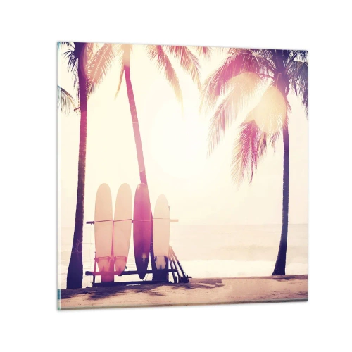 Billede på glas - Det bliver en fantastisk dag - 30x30 cm