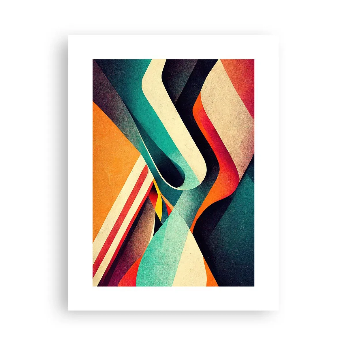 Plakat - Intens komposition - 30x40 cm