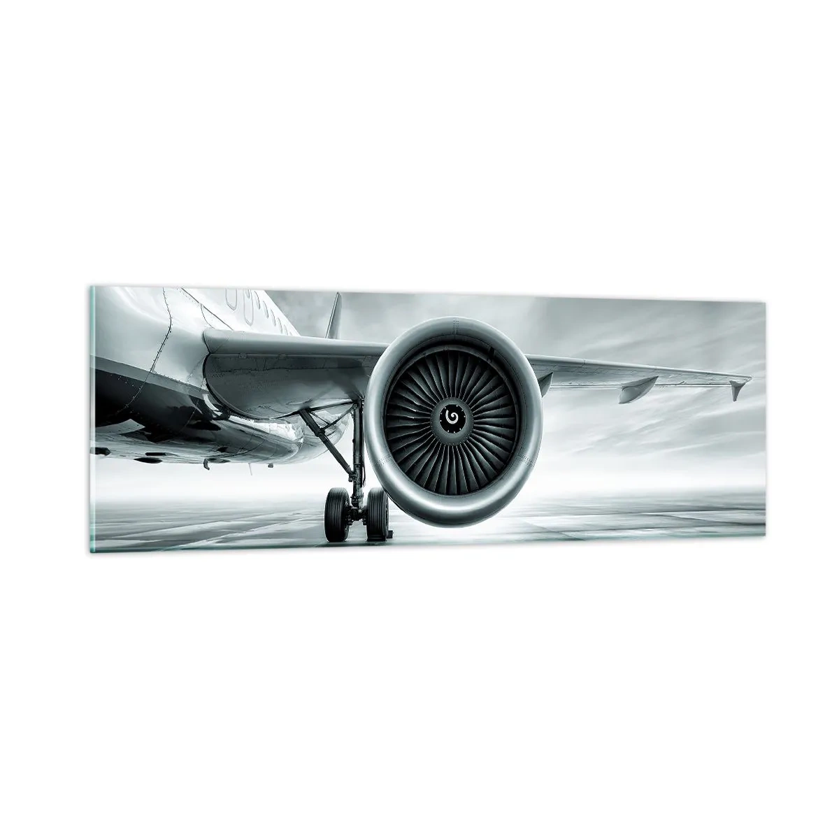 Billede på glas - Der er kraft! - 90x30 cm