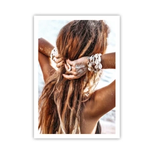 Plakat - Søster af vand og solskin - 70x100 cm