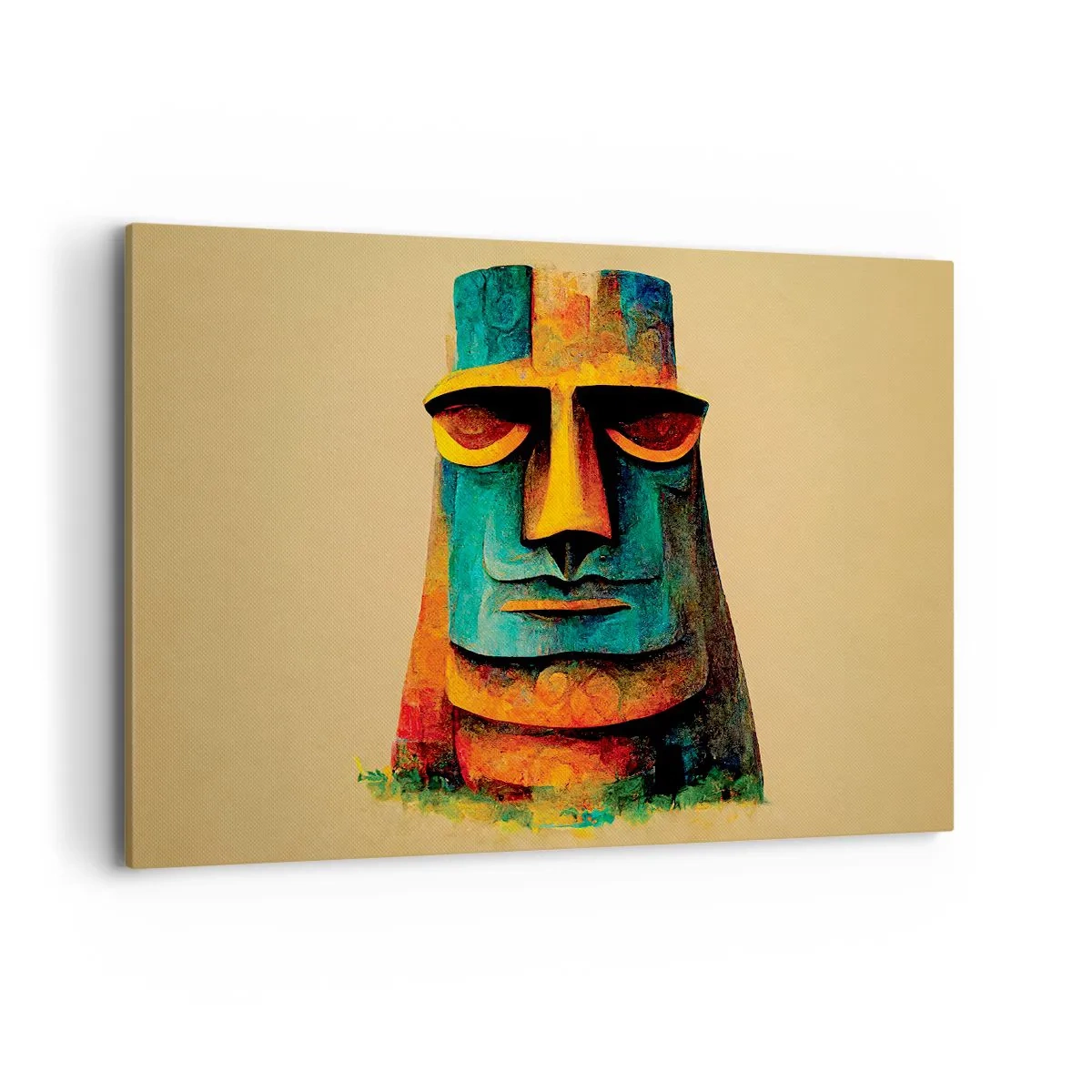 Lærredstryk - Billede på lærred - Statuarisk, men alligevel sympatisk - 100x70 cm