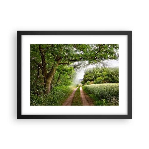 Plakat i sort ramme - Et in Arcadia ego - 40x30 cm