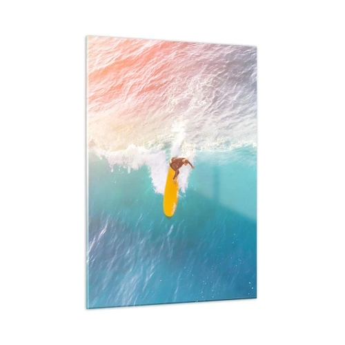 Billede på glas - Ocean rytter - 50x70 cm