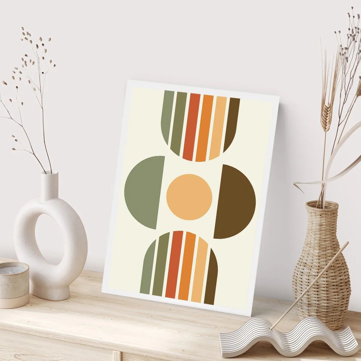 Plakat - I jordfarver - 70x100 cm