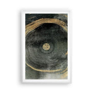 Plakat i hvid ramme - Forandring og varighed - 61x91 cm