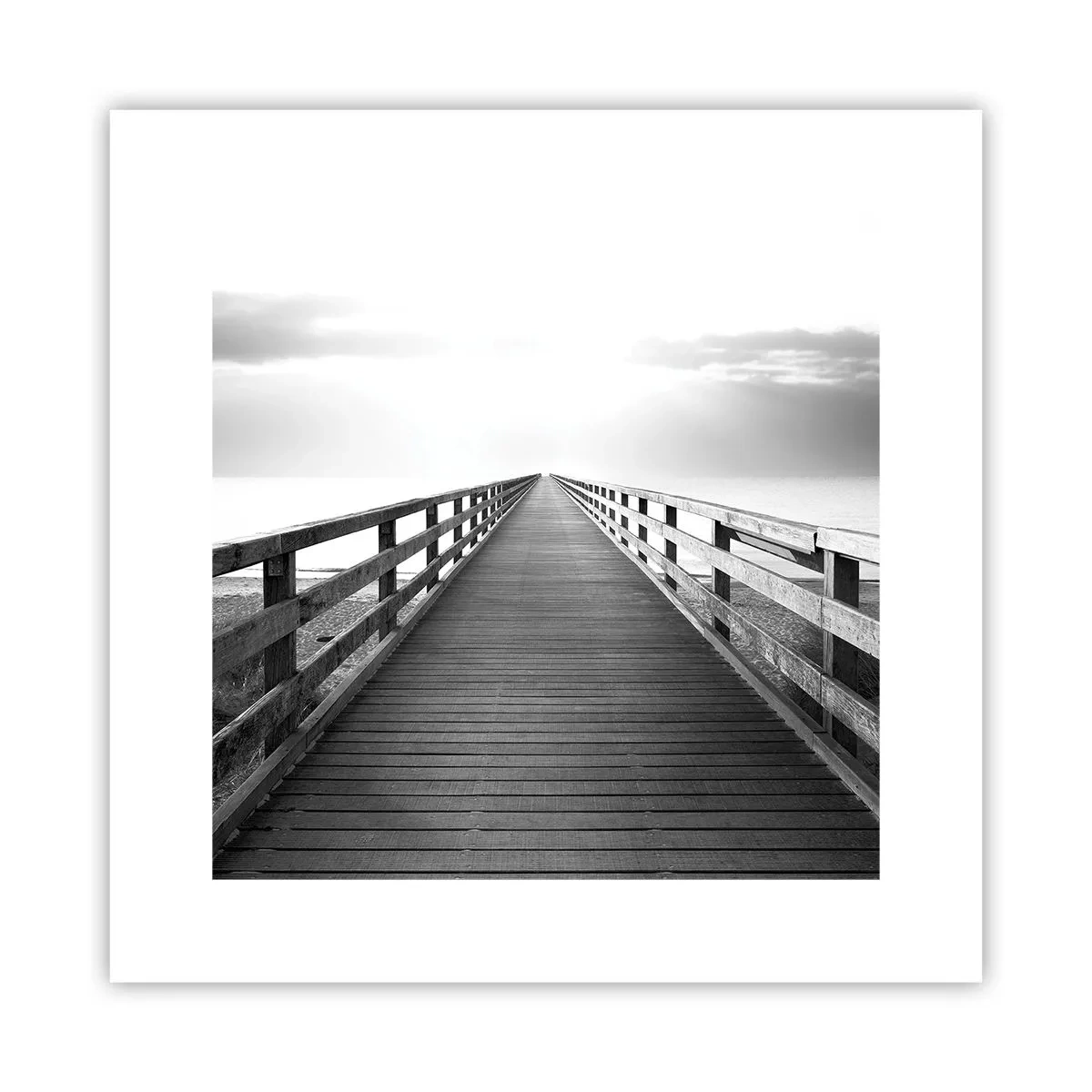 Plakat - Ind i det fjerne… - 30x30 cm