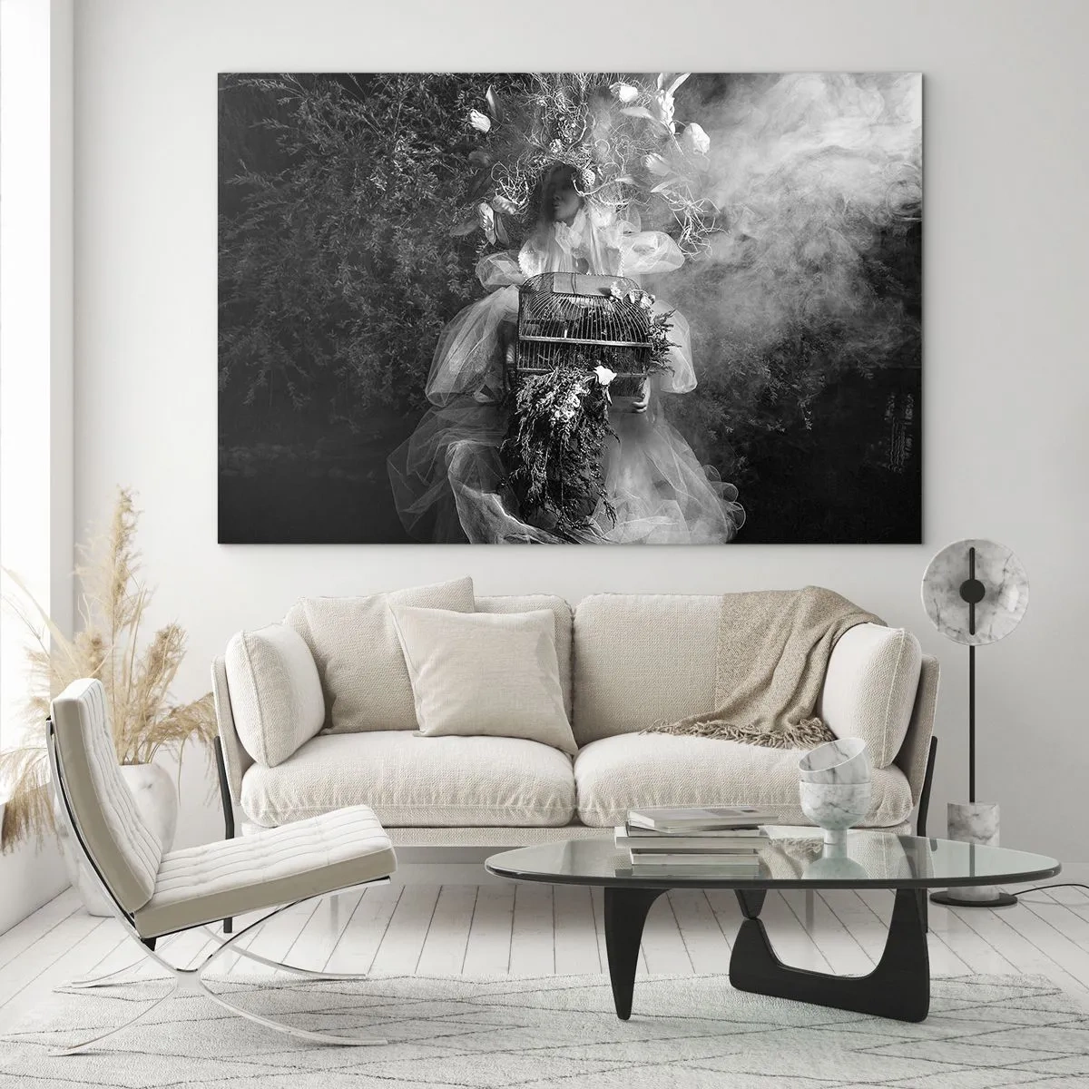 Billede på glas - Selve Moder - Naturen - 70x50 cm