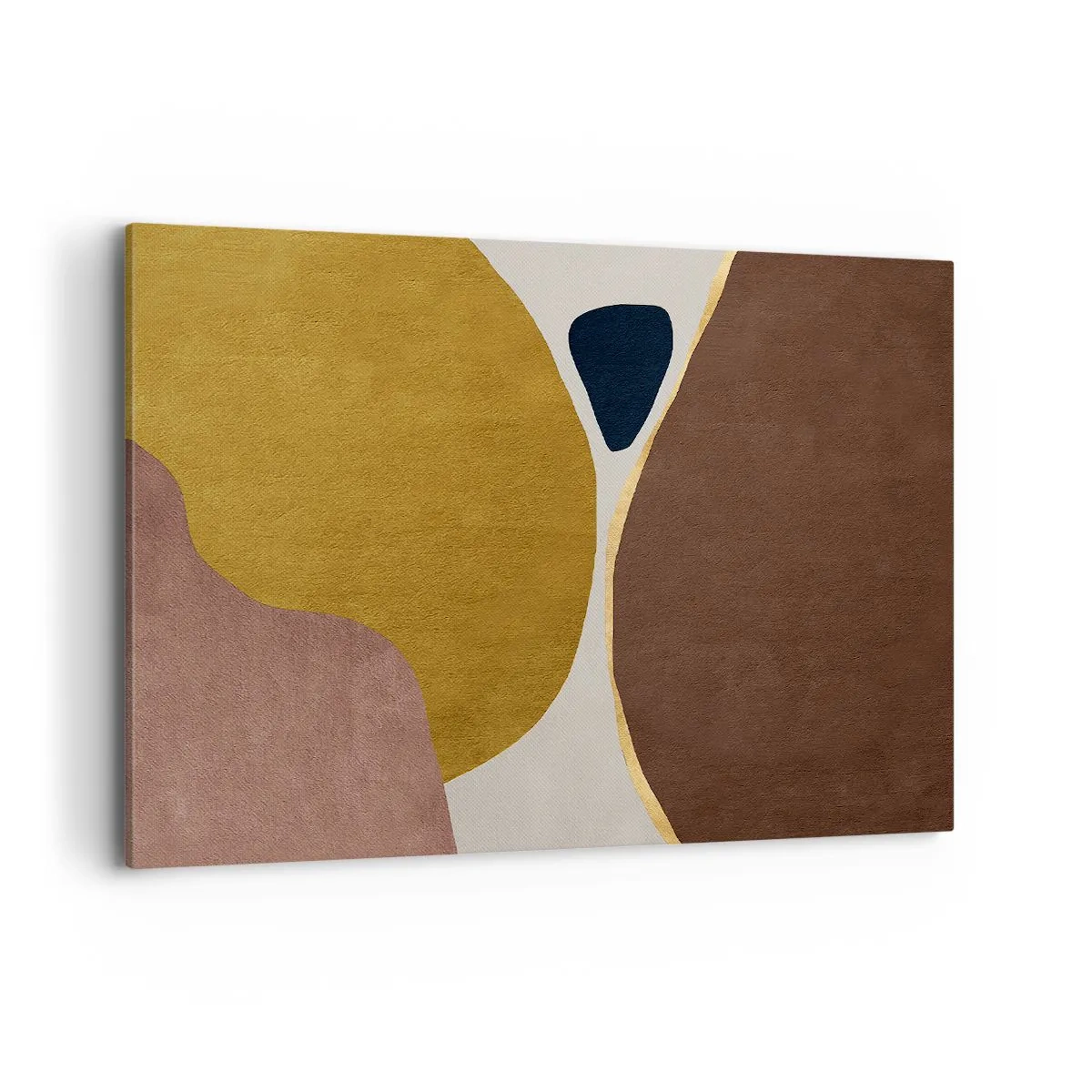 Lærredstryk - Billede på lærred - Abstraktion - et sted i rummet - 120x80 cm