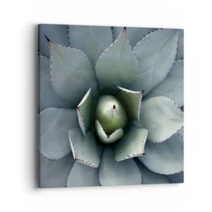 Lærredstryk - Billede på lærred - Lokkemad og advarsler - 40x40 cm