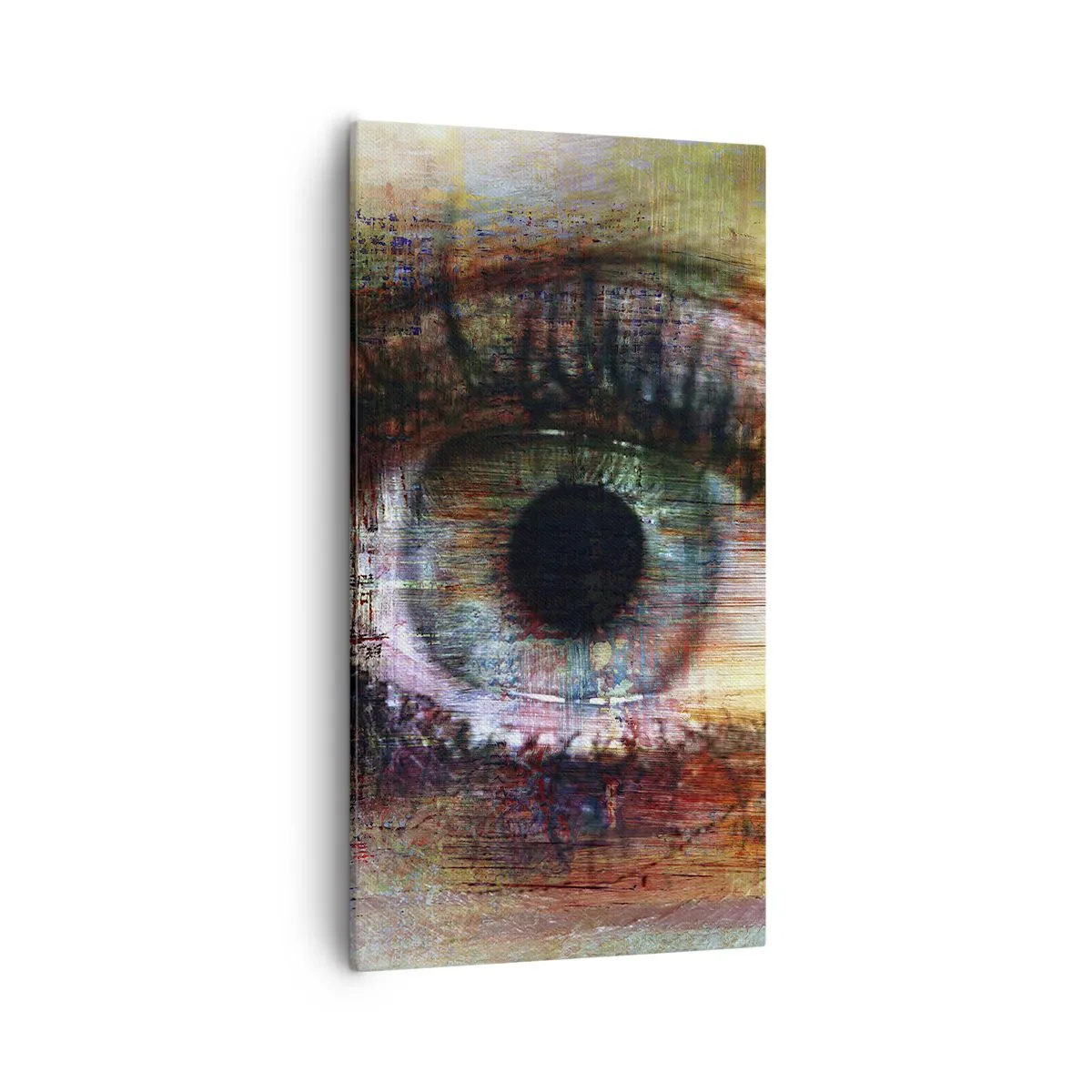 Lærredstryk - Billede på lærred - Du kan se ind i sjælen - 55x100 cm