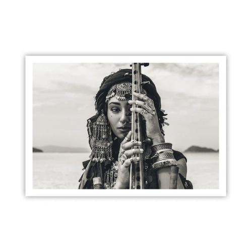 Plakat - Selve den orientalske musik - 100x70 cm