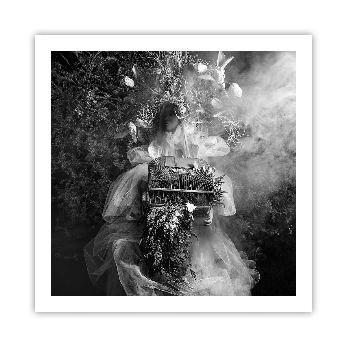 Plakat - Selve Moder - Naturen - 60x60 cm