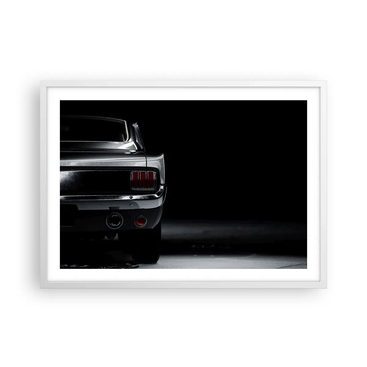 Plakat i hvid ramme - Klassisk charme - 70x50 cm