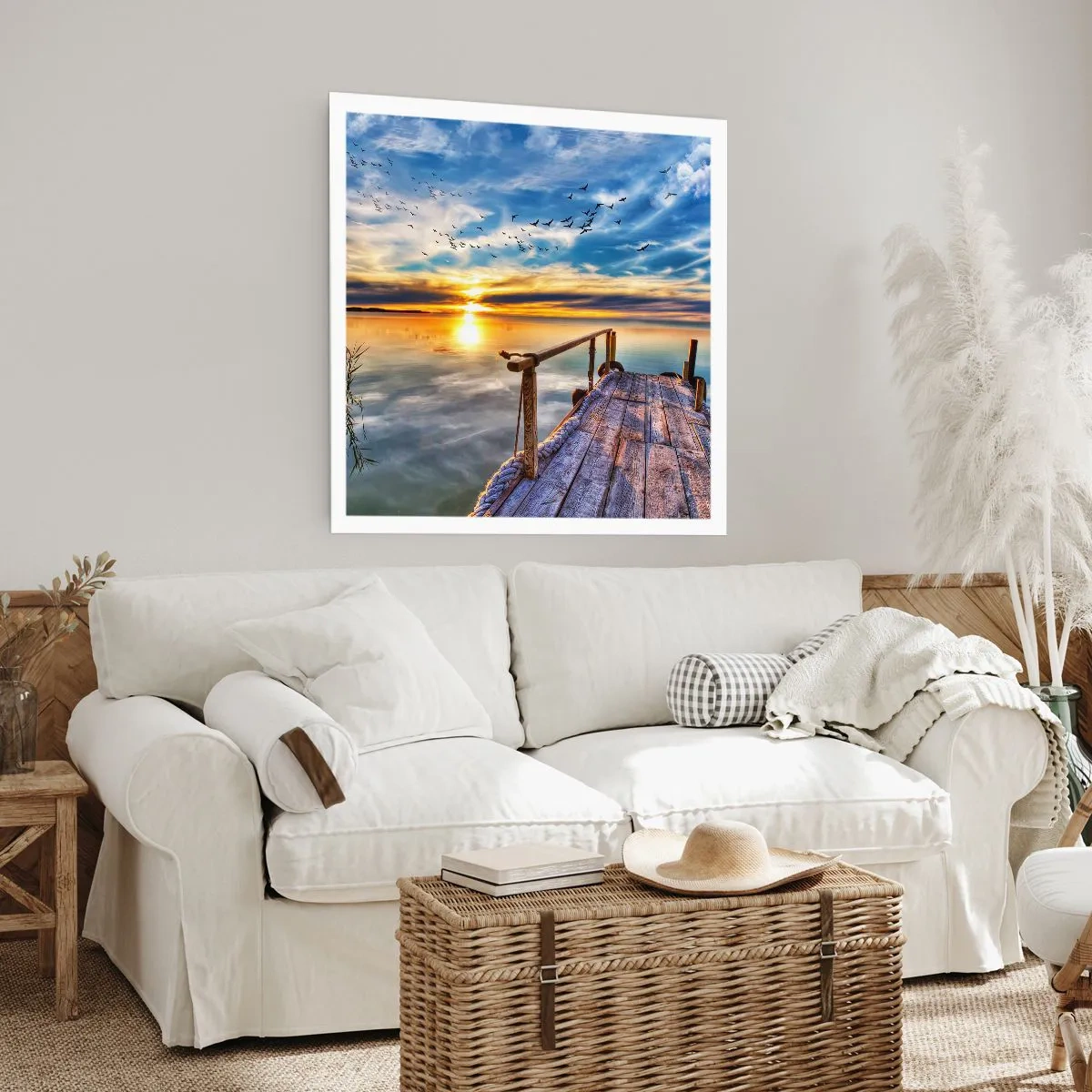 Plakat - Vinden går til ro - 40x40 cm