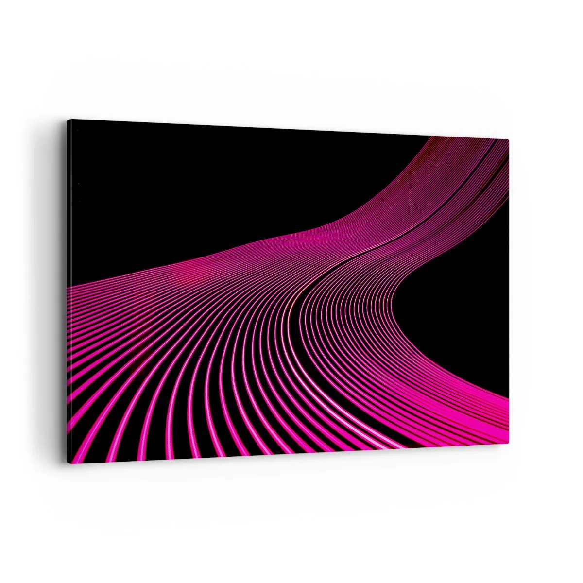 Lærredstryk - Billede på lærred - En allé af lys - 120x80 cm