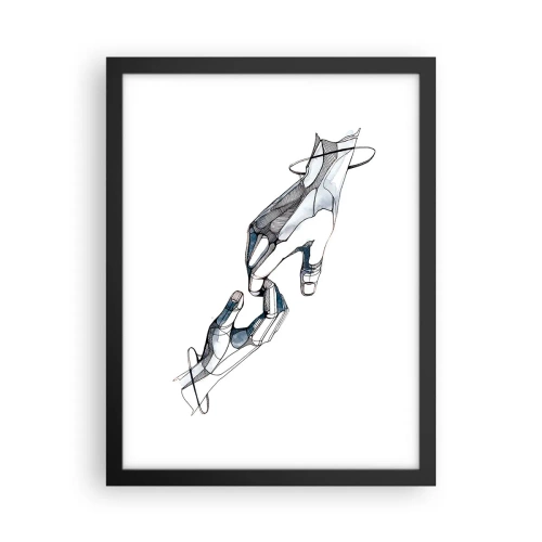 Plakat i sort ramme - En god gestus - 30x40 cm