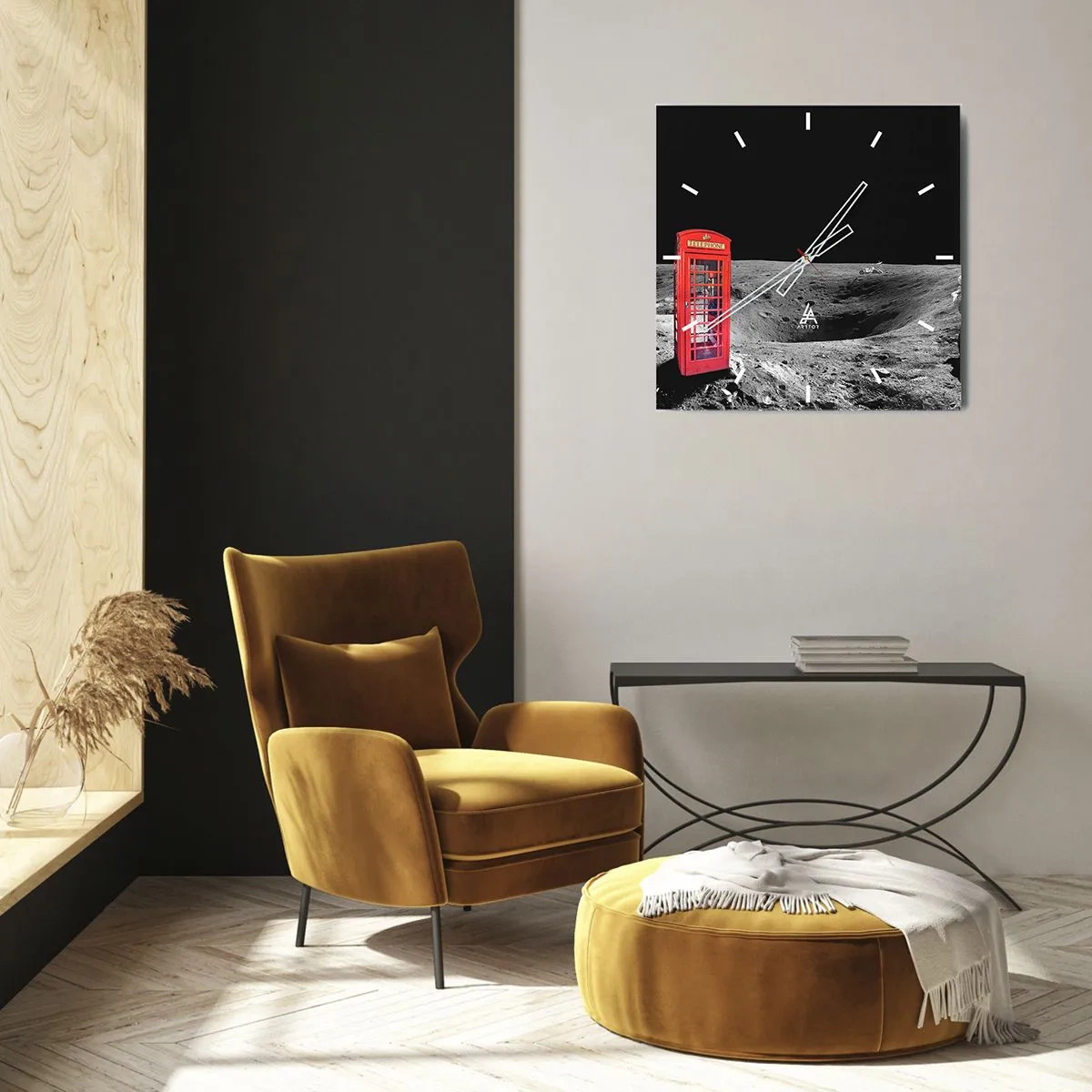 Vægur, Uret - Kosmisk vittighed - 30x30 cm