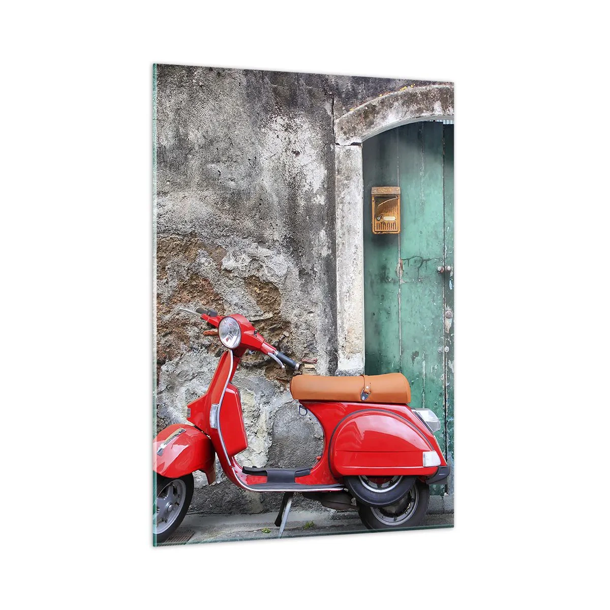 Billede på glas - Italiensk ferie - 50x70 cm