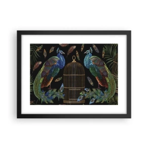 Plakat i sort ramme - I kongelige gevandter - 40x30 cm