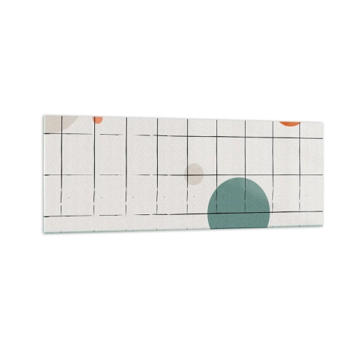 Billede på glas - Fanget i en fælde. Os eller dem? - 140x50 cm