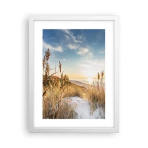 Plakat i hvid ramme - Nordstrand - 30x40 cm