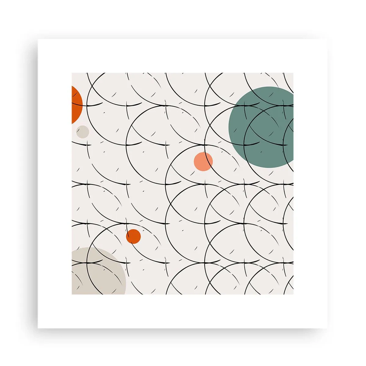 Plakat - I popkunstens ånd - 30x30 cm