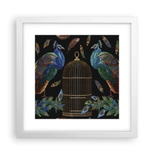 Plakat i hvid ramme - I kongelige gevandter - 30x30 cm