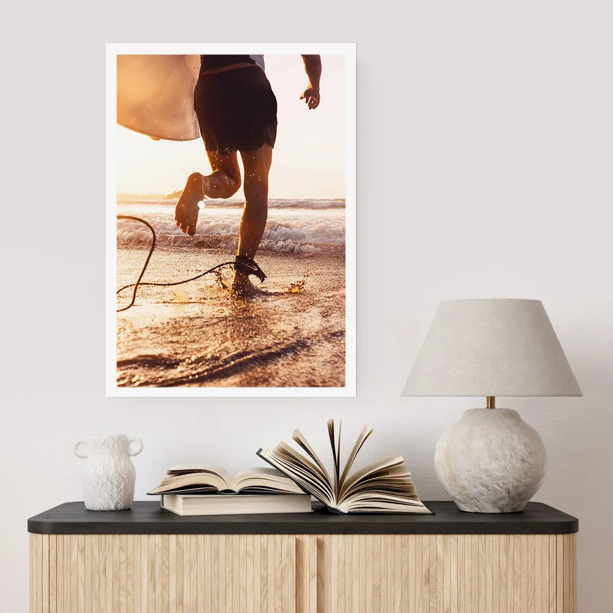 Plakat - For at møde bølgen - 30x40 cm