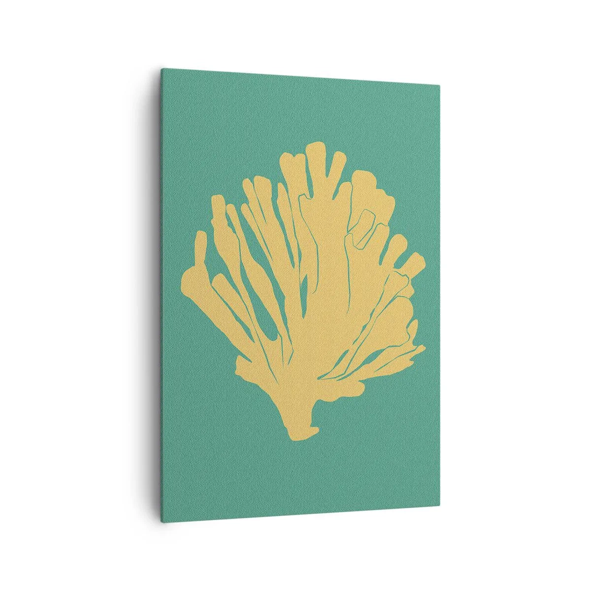 Lærredstryk - Billede på lærred - En busk af undervandsskov - 70x100 cm